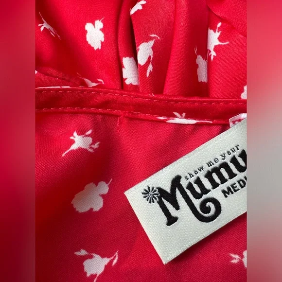 Show Me Your MuMu Richie Top Red Floral Revolve - Picture 6 of 7